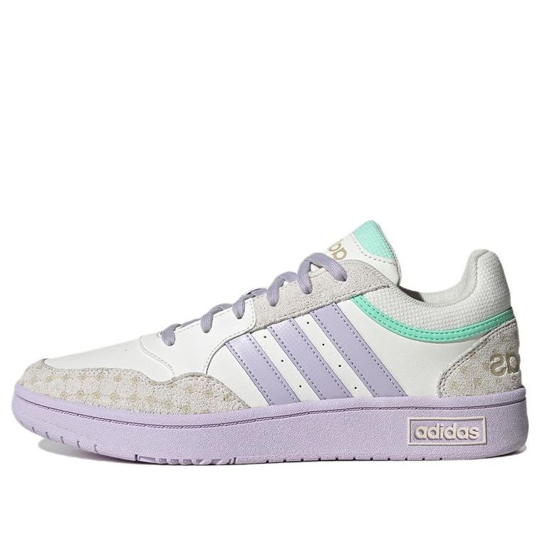 adidas Hoops 3.0 'White Green Purple' IG2810