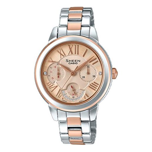 CASIO SHEEN Series Stainless Steel Rose-Gold Rose Gold Analog SHE-3059SPG-9A