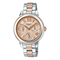CASIO SHEEN Series Stainless Steel Rose-Gold Rose Gold Analog SHE-3059SPG-9A