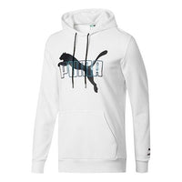 PUMA Black Large logo White 597873-02