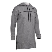 (WMNS) Under Armour Rival Fleece hooded Sports Gray 1344401-010