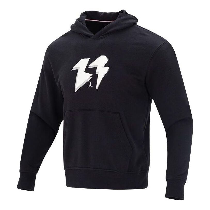 Air Jordan Flight MVP Fleece Pullover Hoodie Asia Sizing 'Black' FQ1871-010