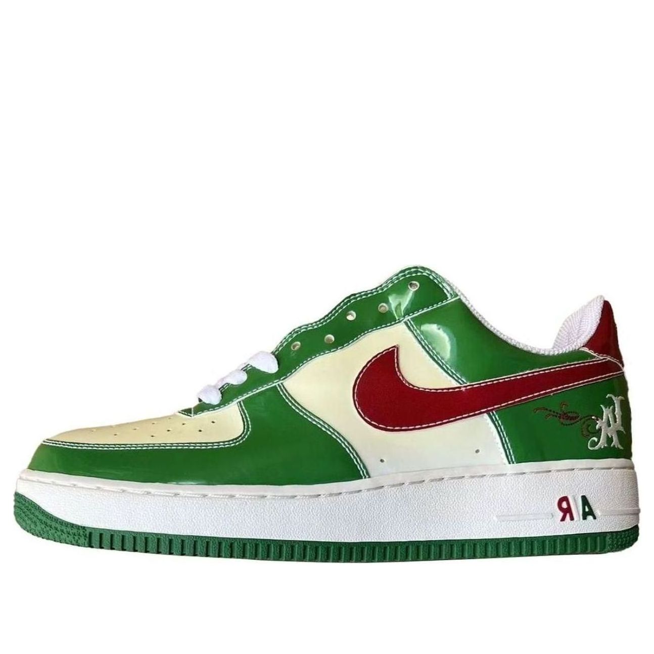 Nike Air Force 1 Low ' White Classic Green Varsity Red' 306146-131