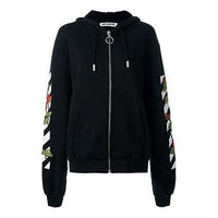 (WMNS) Off-White Flowers Printed Black OWBB011F161921281088