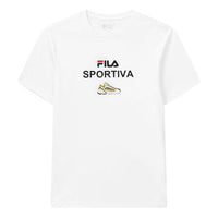 FILA ADE Series Printing Short Sleeve White F11M028151F-WT