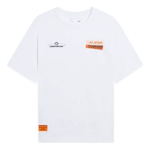 Li-Ning Counterflow Graphic T-shirt 'White' AHSSC41-1