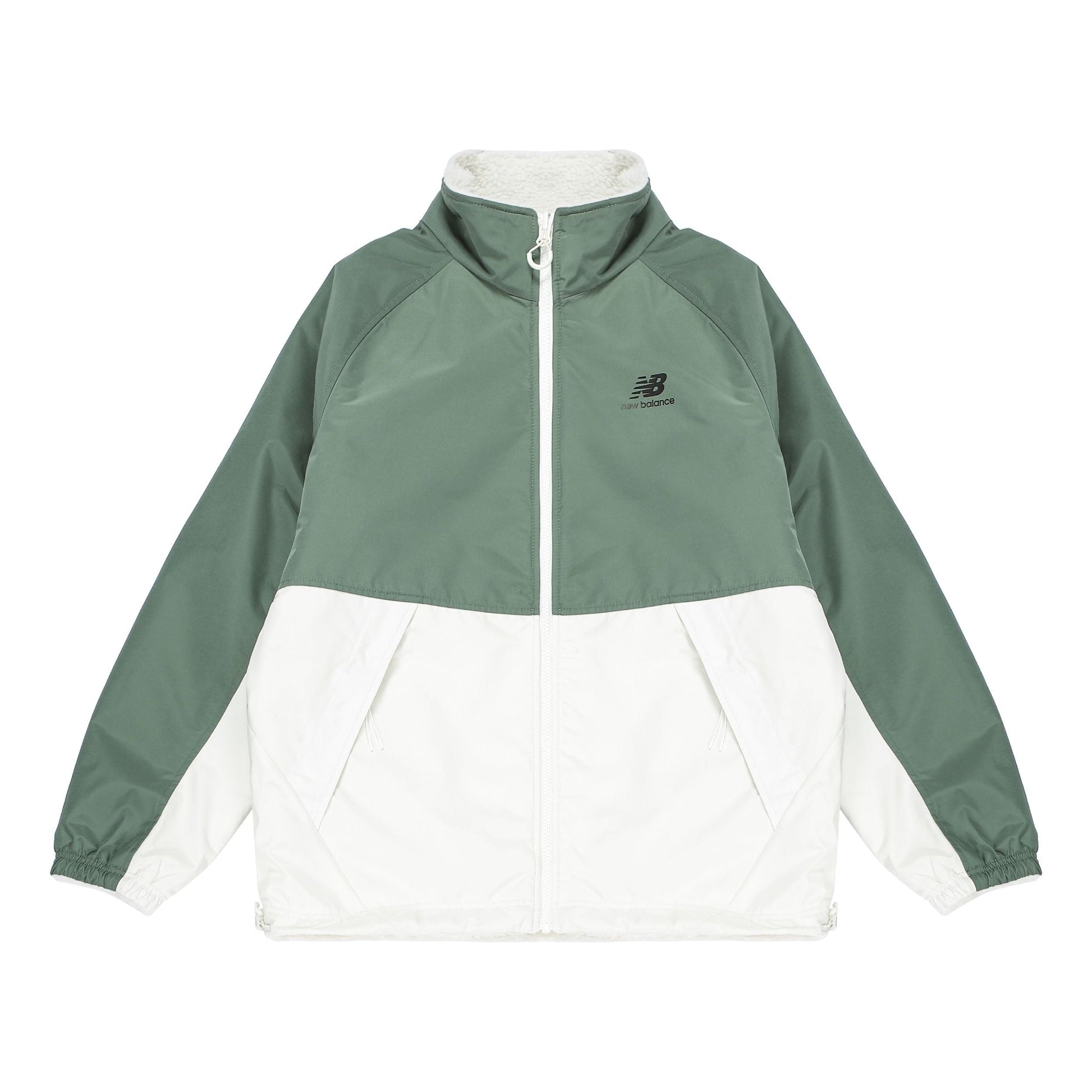 New Balance Sports Warm Reversible Jacket Asia Sizing 'White Green' 6DC39703-IV