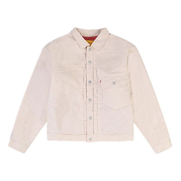Men's Levis Red Series Casual Denim Jacket White A0123-0001
