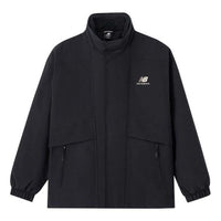 New Balance Logo Print Sport Jacket Asia Sizing 'Black' AMJ31305-BK