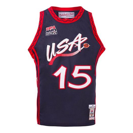 Mitchell & Ness NBA Authentic Jersey 'Team UAS - Hakeem Olajuwon 1996' AJY4SB19060-USANAVY96HOL