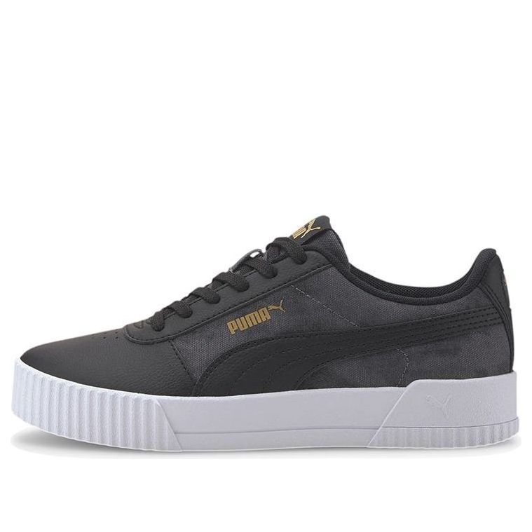 (WMNS) PUMA Carina Tie Dye Sneakers Black 371117-02