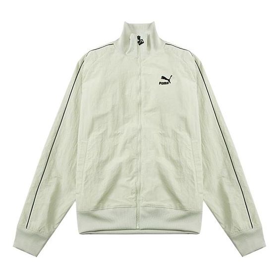 PUMA T7 Crinkled Track Jacket 'Green' 535557-33