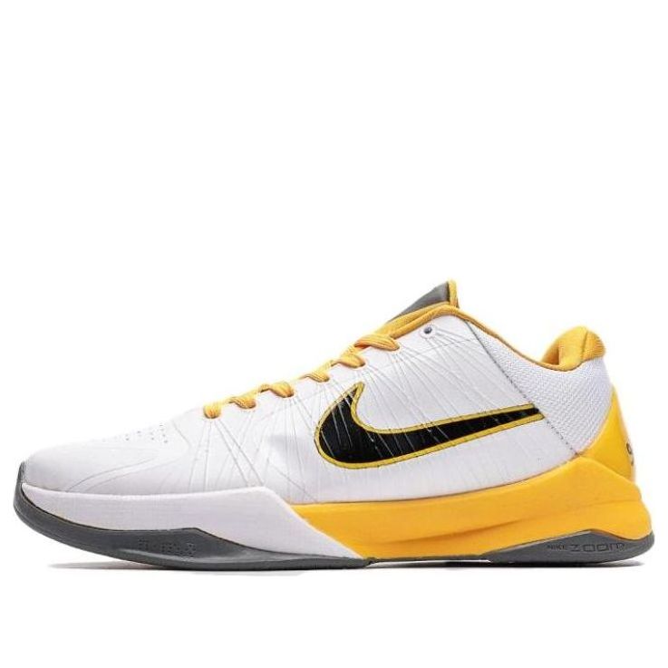 Nike Zoom Kobe 5 'White Black Del Sol Metallic Silver' 386430-104