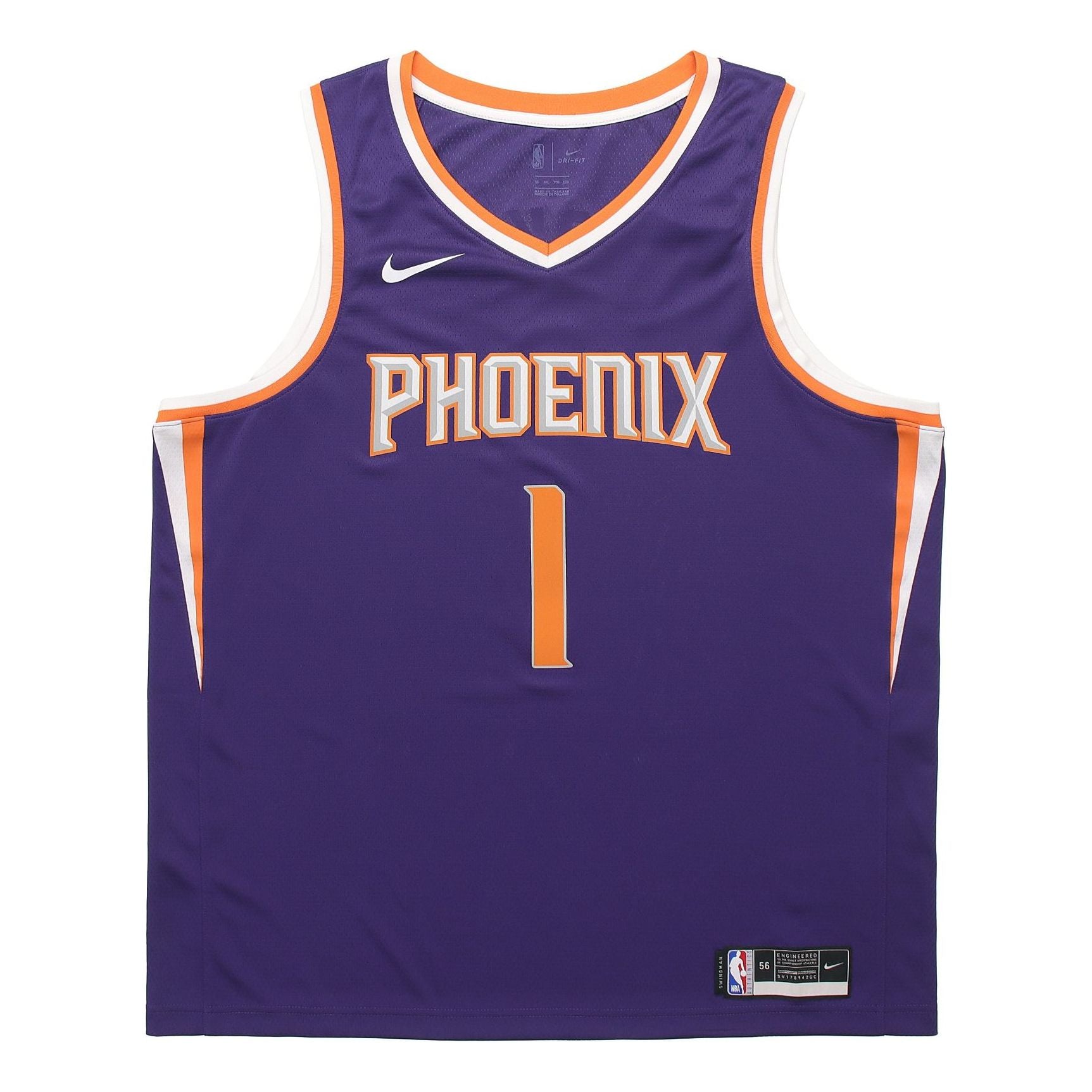 Nike Basketball Sports Jersey SW Fan Edition 2021 Season Knicks Phoenix Suns Devin Booker 1 Blue CW3679-567