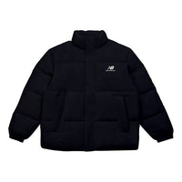 New Balance Logo Print Down Jacket Asia Sizing 'Black' AMJ24359-BK