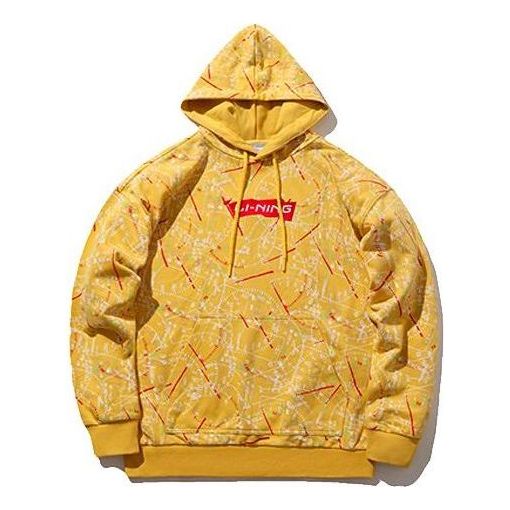 Li-Ning Red Flag Hoodie 'Yellow' AWDPB09-1