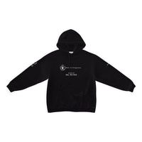 Balenciaga x WFP Hoodie Medium Fit 'Black' 600583TMVL11070