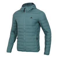adidas Outdoor protection against cold Stay Warm Sports hooded down Jacket Green CY8736