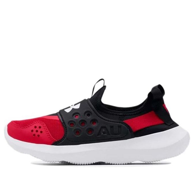 (GS) Under Armour Runplay Camo Low-Top Black/Red 3024210-600