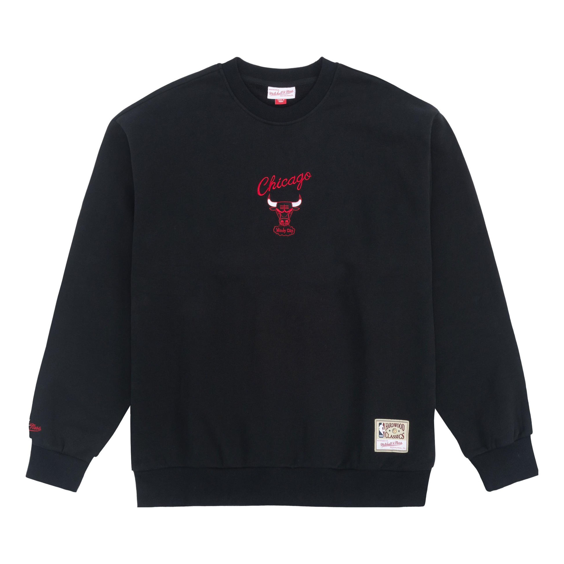 Mitchell & Ness x NBA Chicago Bulls Sweatshirt 'Black' MNJYFWHD23092007