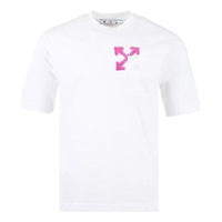 Off-White Spray Arrow Pocket Skate Tee 'White/Purple' OMAA126S22JER0040137