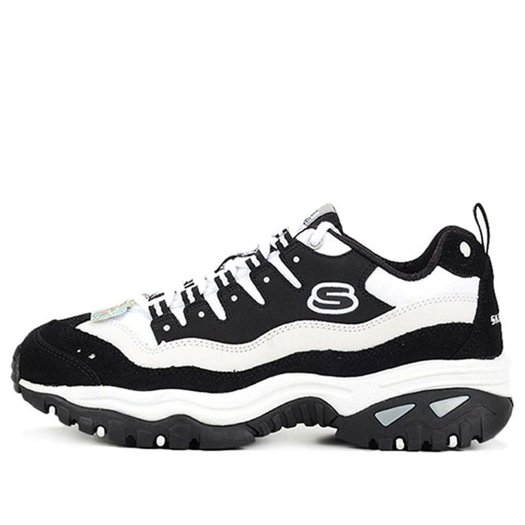 Skechers Energy Low Running Shoes Black/White/Grey 999345-BKW