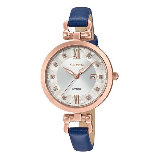 CASIO SHEEN Series Wrist Gold/ Blue Analog SHE-4055PGL-7A