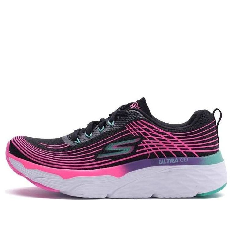 (WMNS) Skechers Max Cushioning Elite Low-Top Black/Pink 17699-BKMT