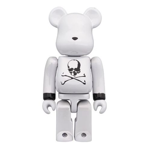 MMJ Mastermind JAPAN White CHROME 1000% BEARBRICK3566