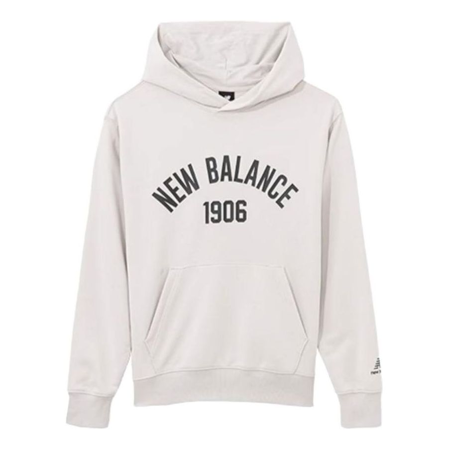 New Balance Essentials Varsity Hoodie Asia Sizing 'White' MT33553-MBM