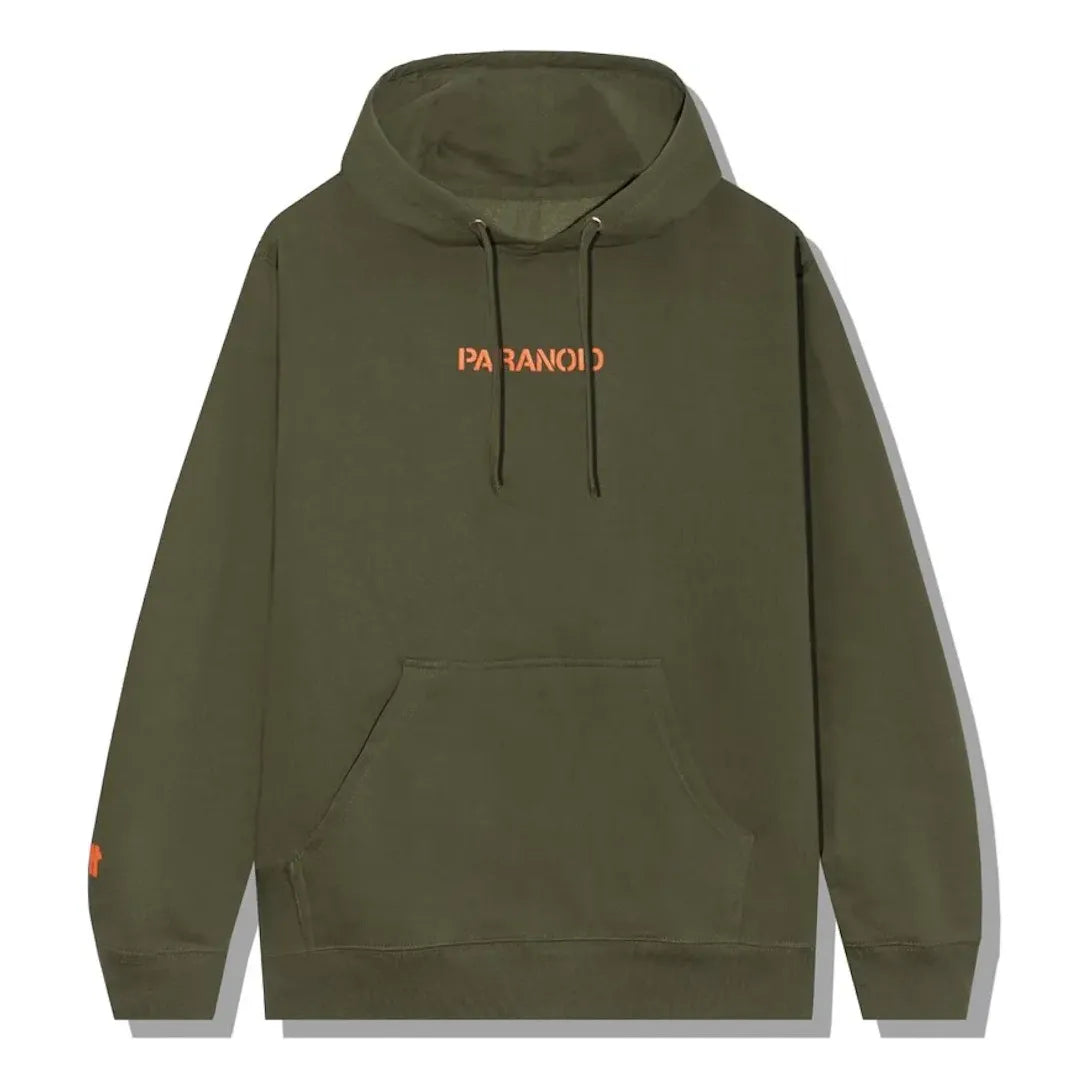 ANTI SOCIAL SOCIAL CLUB x UNDEFEATED Paranoid Hoodie 'Olive' ASSC027