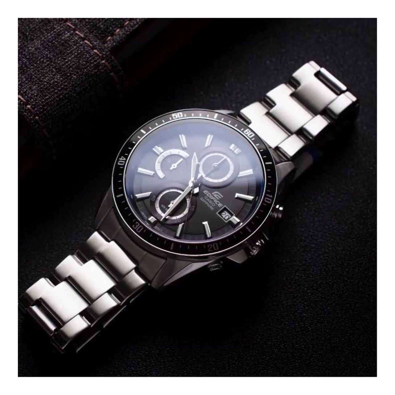 CASIO EDIFICESeries Men'ses Mens Black Analog EFR-S565D-1AV