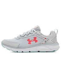 (WMNS) Under Armour Charged Assert 9 'Paint Splatter - Halo Grey Pink' 3025245-100