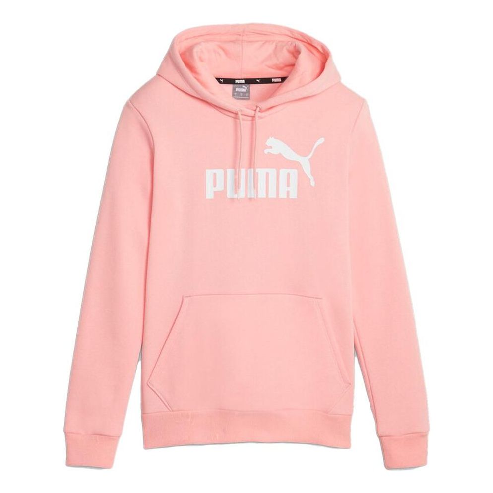 (WMNS) PUMA Essentials Logo Hoodie 'Pink' 586789-63