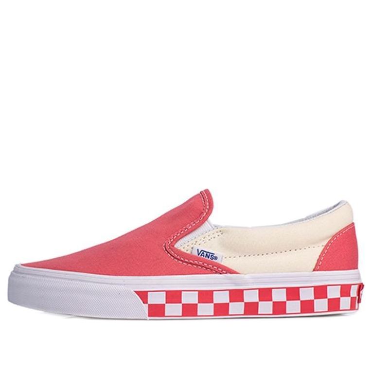 Vans Classic Slip-On 'Checker Sidewall - Spiced Coral' VN0A38F7QCI