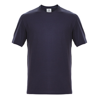 Men's Y-3 Basic Back Logo Casual Short Sleeve Navy Blue FN3350