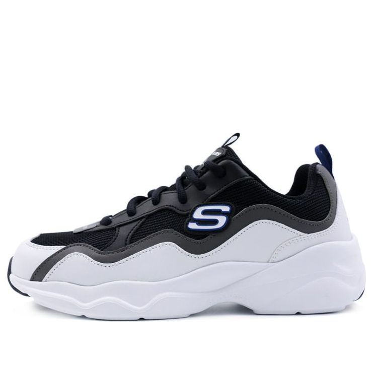 (WMNS) Skechers D Lites Airy Low-Top Running Shoes White/Grey 88888201-WCC