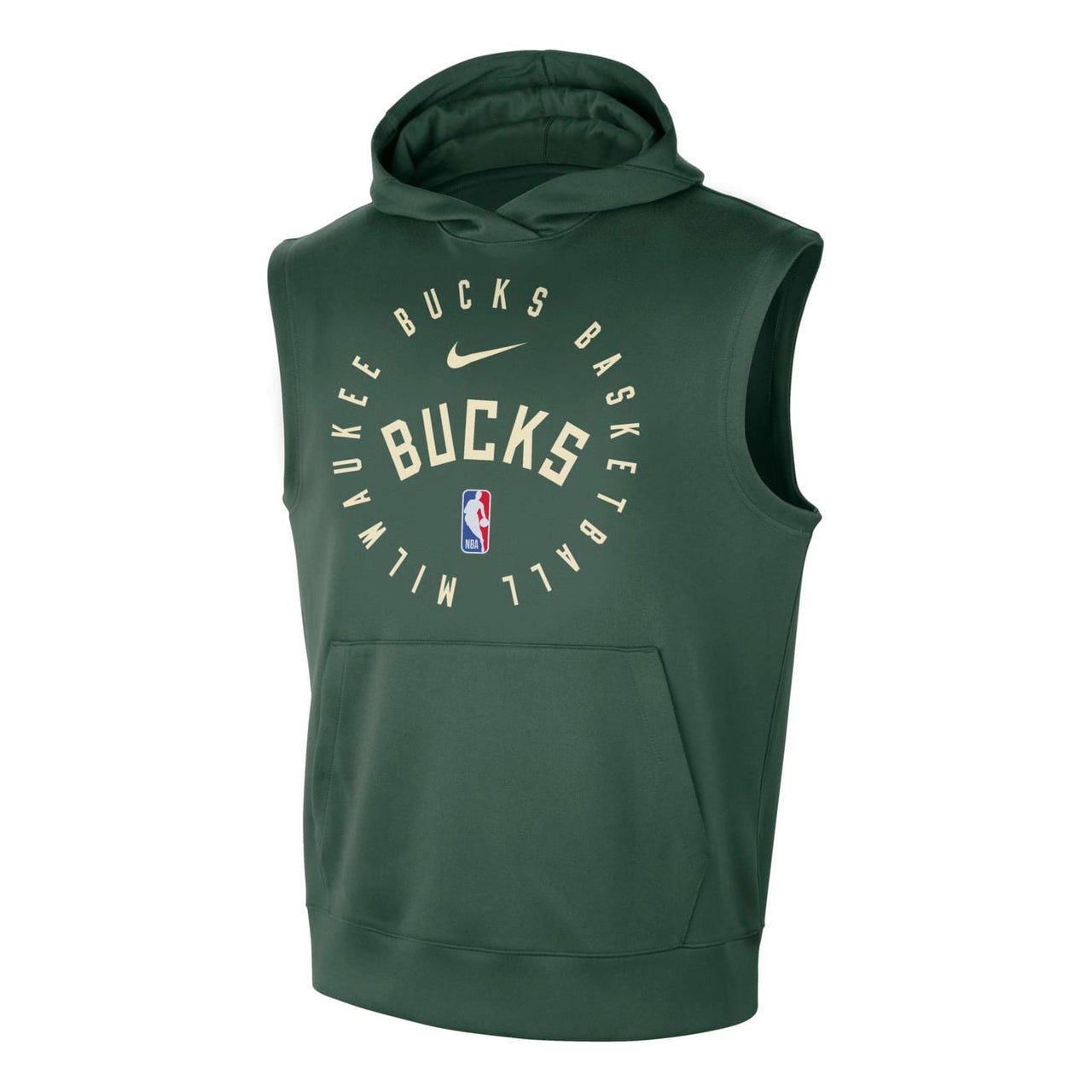 Nike Dri-FIT NBA Sleeveless Hoodie 'Milwaukee Bucks' HJ9178-323