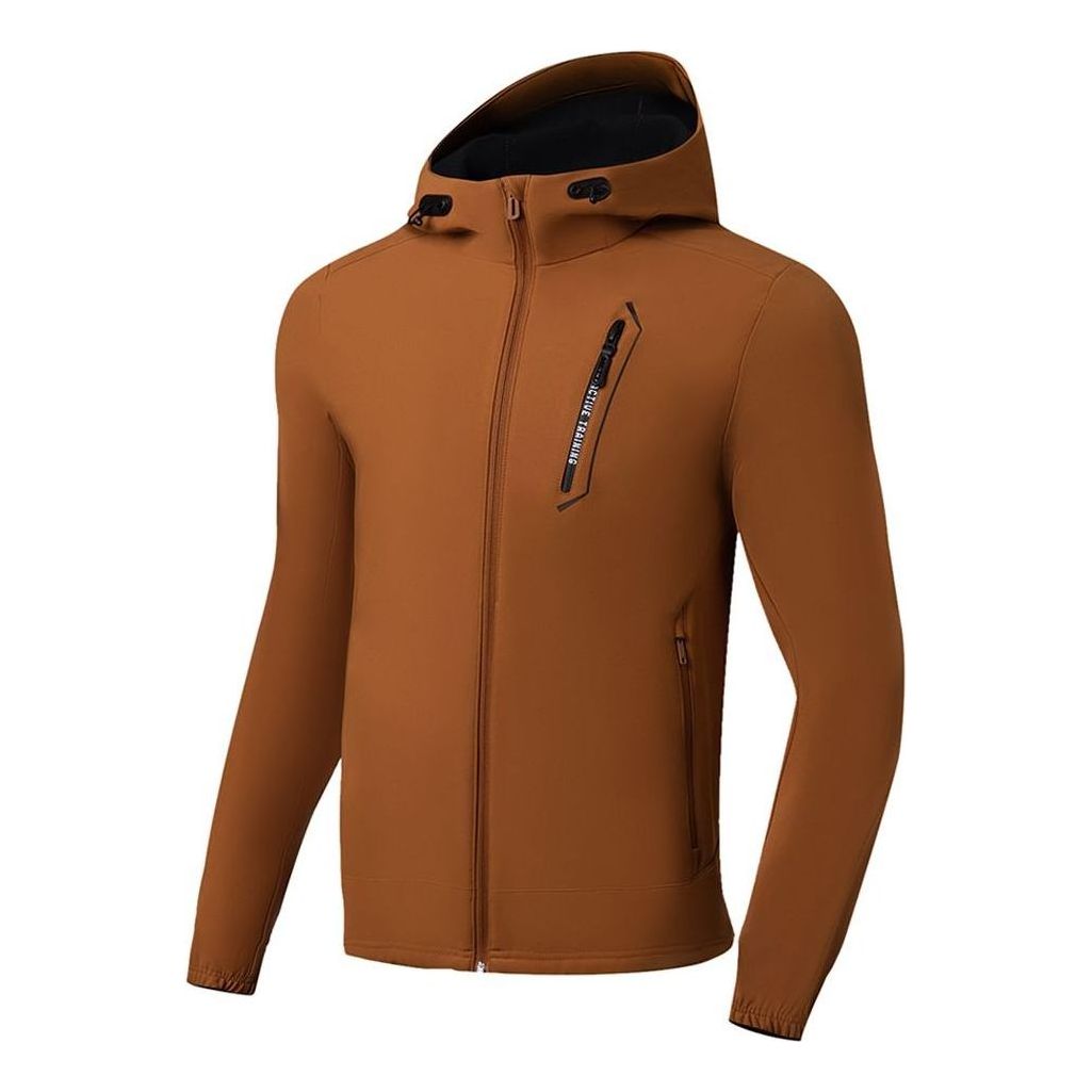 Li-Ning Training Hooded Jacket 'Brown' AFDSC91-4