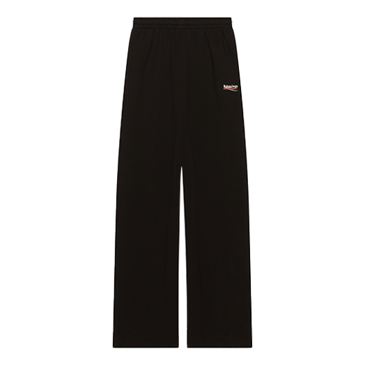 Balenciaga Political Campaign Jogging Pants 'Black' 641602TKVI91070