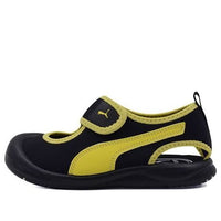 PUMA Aquacat Sandals Black Yellow 374887-02