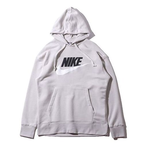 Nike Chest LOGO Athleisure Casual Sports Pullover Gray AV8411-072