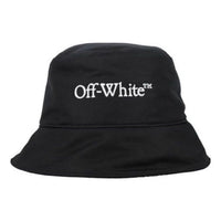 Off-White Bookish Embroidered-Logo Bucket Hat 'Black' OMLA034F23FAB0011001
