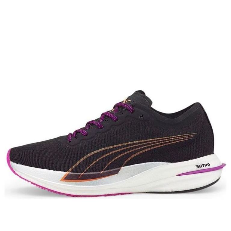 (WMNS) PUMA Deviate Nitro 'Black Purple' 194453-13