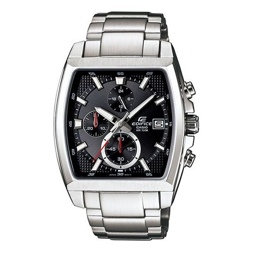 CASIO EDIFICE Mens SilverBlack Analog EFR-524D-1A2021
