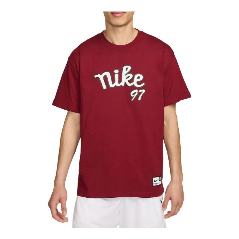 Nike Max90 Basketball T-Shirt 'Team Red' FV8396-677