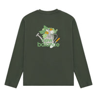 New Balance Logo Graphic Print Top Asia Sizing 'Green' AMT31329-DON