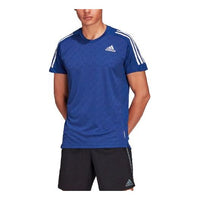adidas Sports Running Round Neck Short Sleeve Blue H36451
