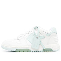 Off-White Out Of Office Low-Top Sneakers 'White Teal' OMIA189C99LEA0040151
