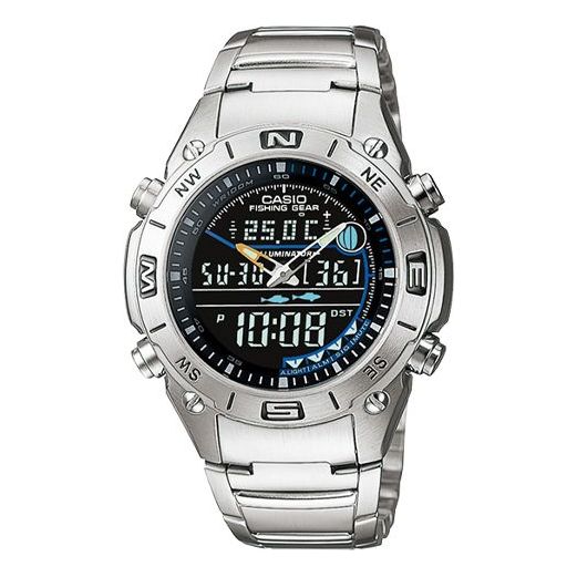 CASIO Waterproof Unisex Mens Silver Digital AMW-703D-1AQ